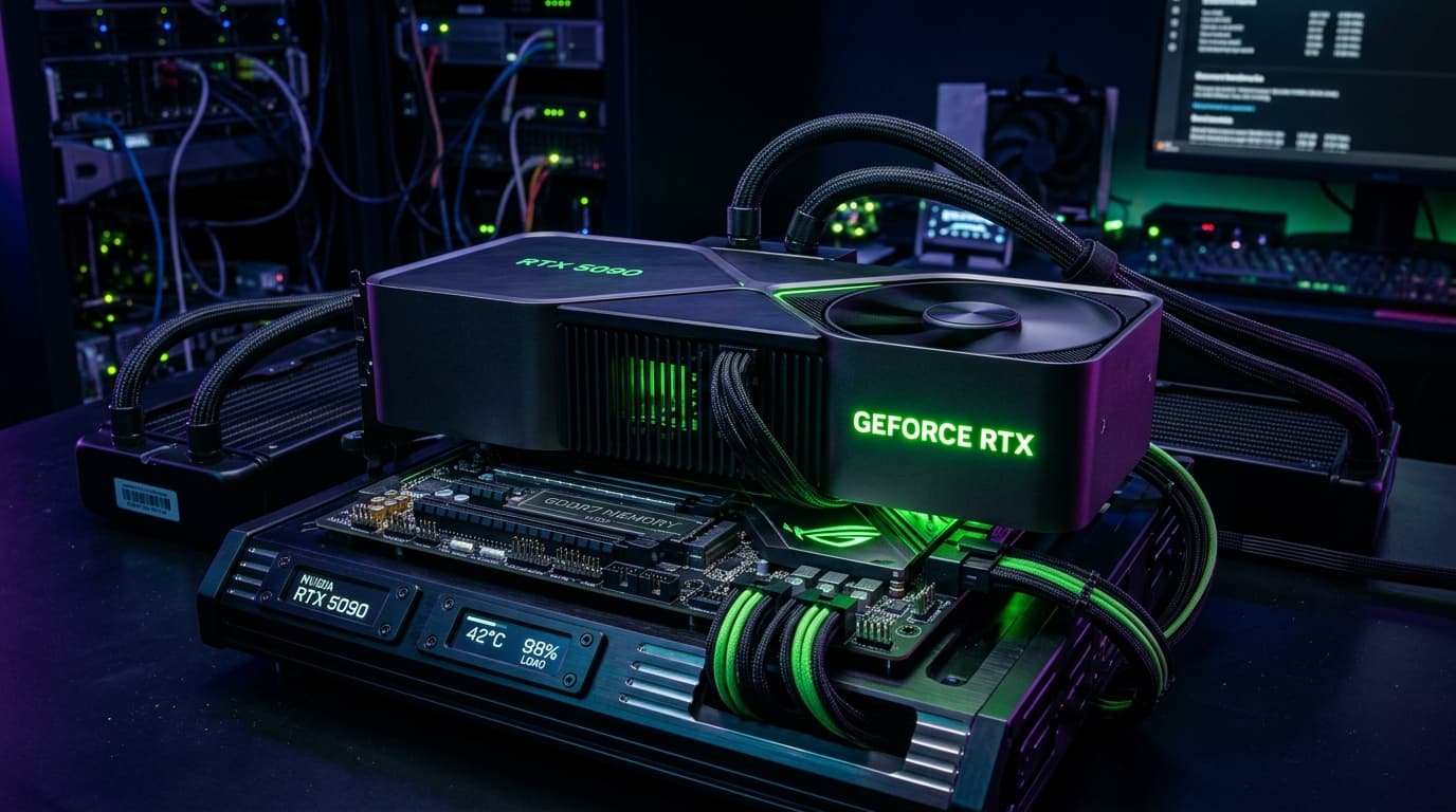 NVIDIA GeForce RTX 5090 Review: Blackwell 32GB GDDR7 Lab Tested for 4K/8K Gaming & DeepSeek R1 Local AI (2026)